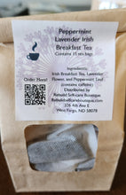 Load image into Gallery viewer, Peppermint Lavender Irish Breakfast Tea
