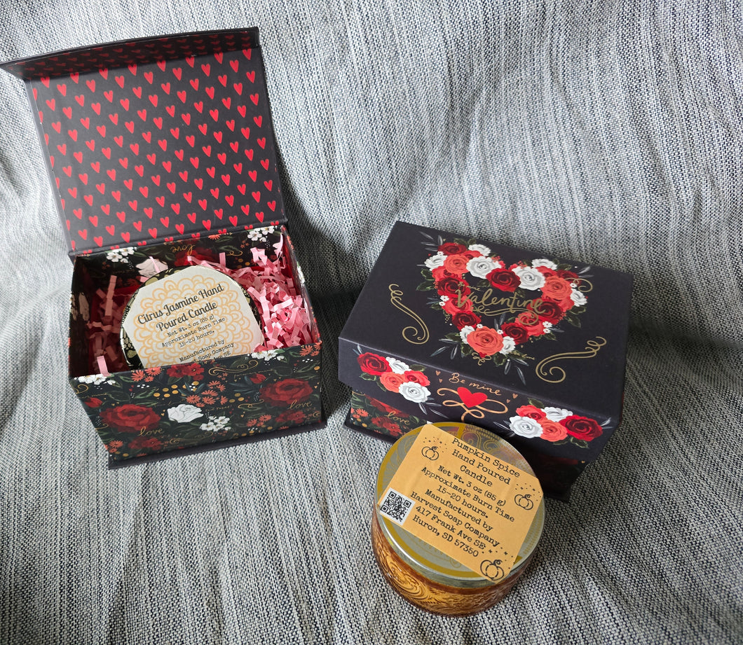 Valentine Candle Gift Box